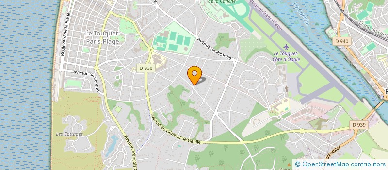 localisation de l'entreprise SCI GADGET à LE TOUQUET-PARIS-PLAGE