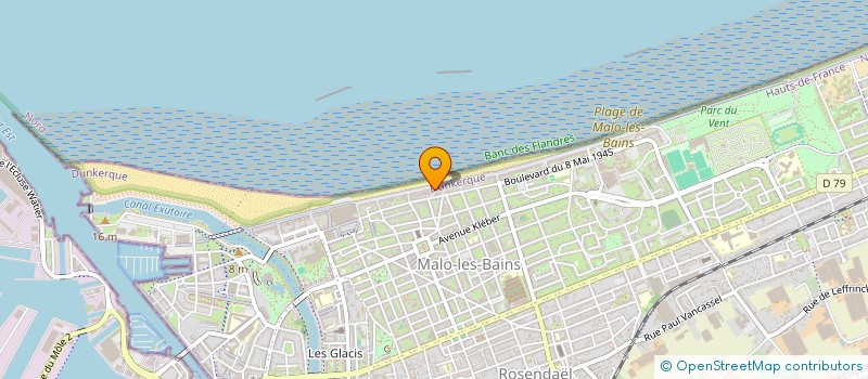 localisation de l'entreprise SCI GADINE à DUNKERQUE