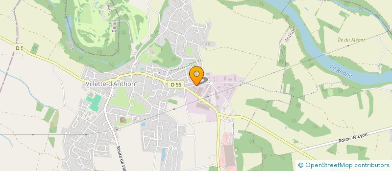 localisation de l'entreprise SCI GADOUD  VILLETTE-D'ANTHON