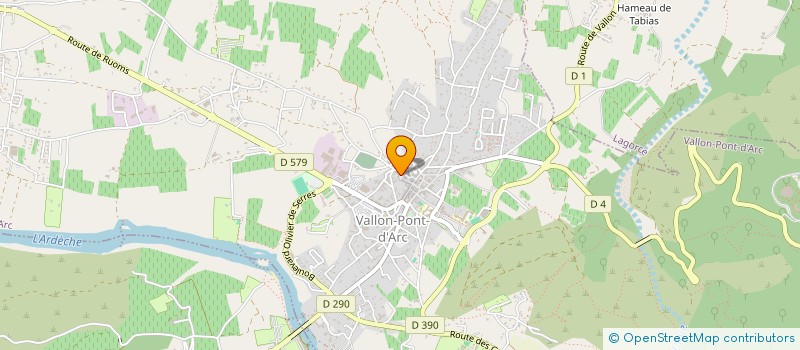 localisation de l'entreprise SCI GADY à VALLON PONT D'ARC