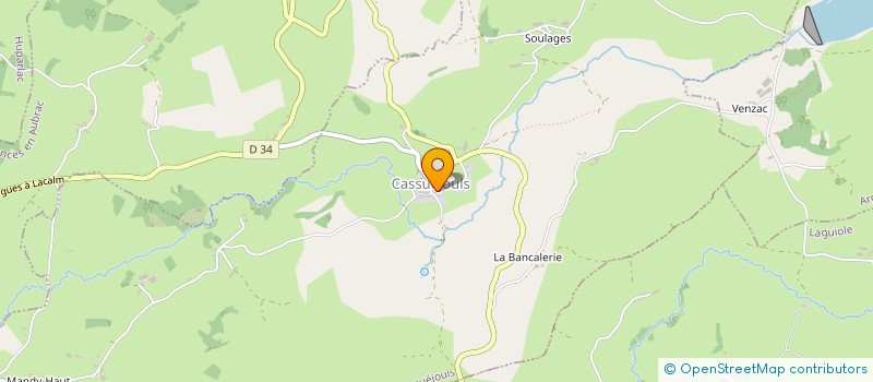 localisation de l'entreprise SCI GAEC  CASSUEJOULS