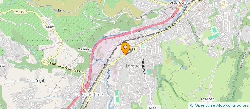 localisation de l'entreprise SCI GAEL  LORETTE