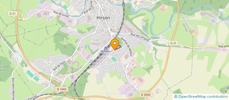 localisation de l'entreprise SCI GAEL  HIRSON