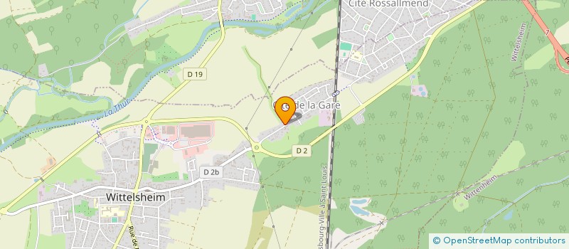 localisation de l'entreprise SCI GAEL  WITTELSHEIM