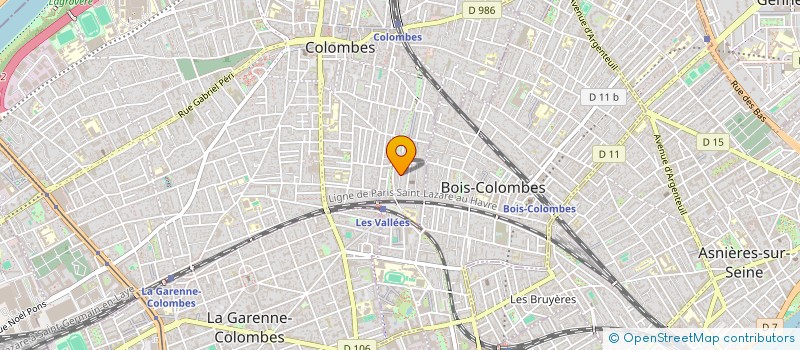 localisation de l'entreprise SCI GAELAR à COLOMBES