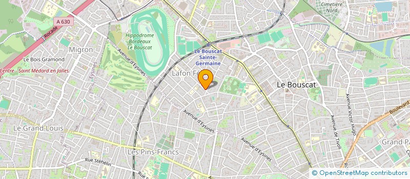 localisation de l'entreprise SCI GAELAURIC  LE BOUSCAT