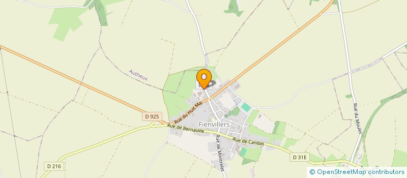 localisation de l'entreprise SCI GAELETHEO  FIENVILLERS