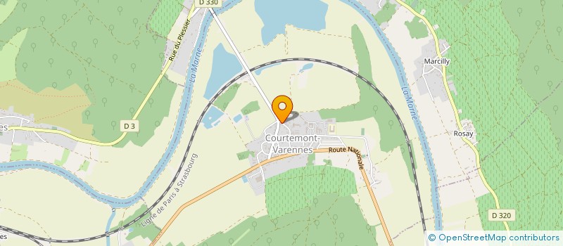 localisation de l'entreprise SCI GAELIEN AVENIR  COURTEMONT-VARENNES