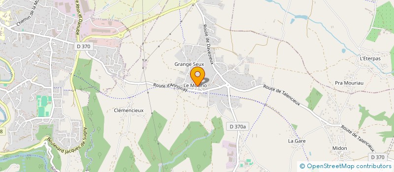 localisation de l'entreprise SCI GAELINE  VERNOSC-LES-ANNONAY