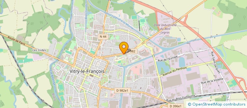 localisation de l'entreprise SCI GAELITTE  VITRY-LE-FRANCOIS