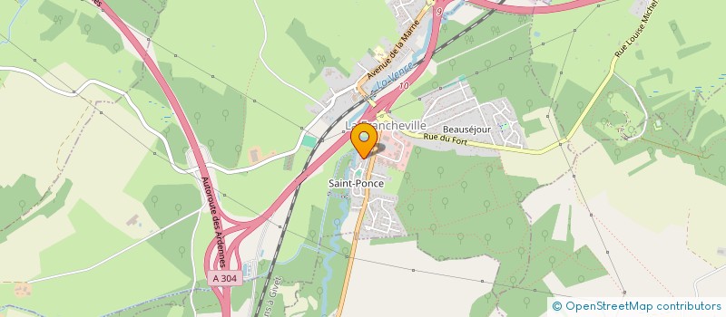 localisation de l'entreprise SCI GAELLE  LA FRANCHEVILLE