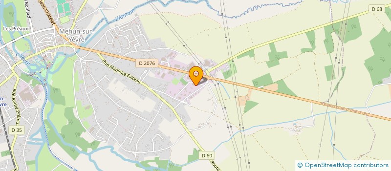 localisation de l'entreprise SCI GAELLE  MEHUN-SUR-YEVRE