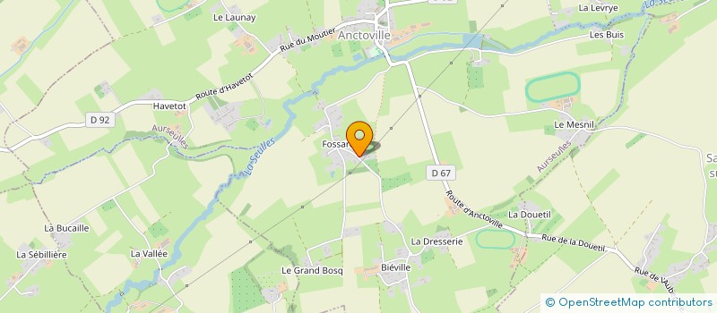 localisation de l'entreprise SCI GAELLE  AURSEULLES