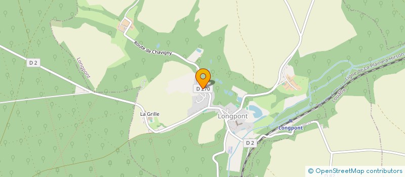 localisation de l'entreprise SCI GAELLY  LONGPONT