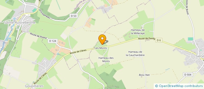 localisation de l'entreprise SCI GAEM  SIERVILLE