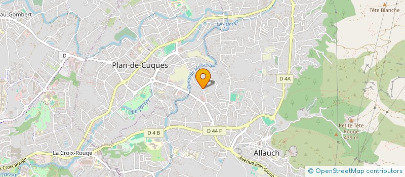 localisation de l'entreprise SCI GAEROH  ALLAUCH