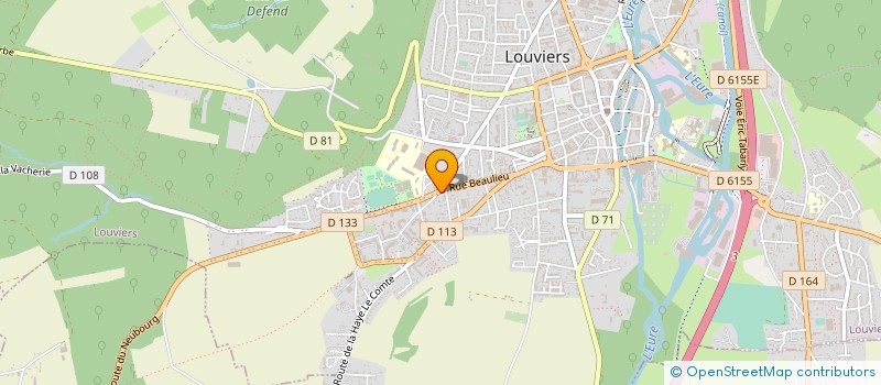 localisation de l'entreprise SCI GAET IMMO à LOUVIERS