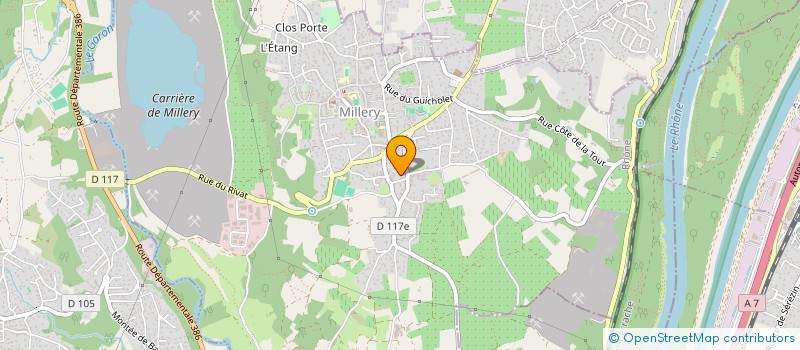 localisation de l'entreprise SCI GAETAN  MILLERY