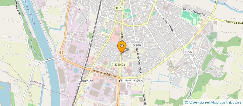 localisation de l'entreprise SCI GAETAN  MONTELIMAR