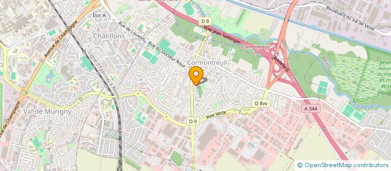 localisation de l'entreprise SCI GAETANE  CORMONTREUIL