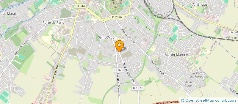 localisation de l'entreprise SCI GAEZEL  CAMBRAI