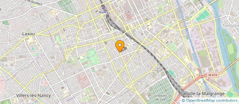 localisation de l'entreprise SCI GAF  NANCY