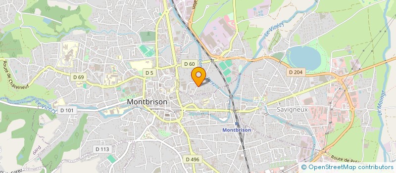 localisation de l'entreprise SCI GAF  SAVIGNEUX