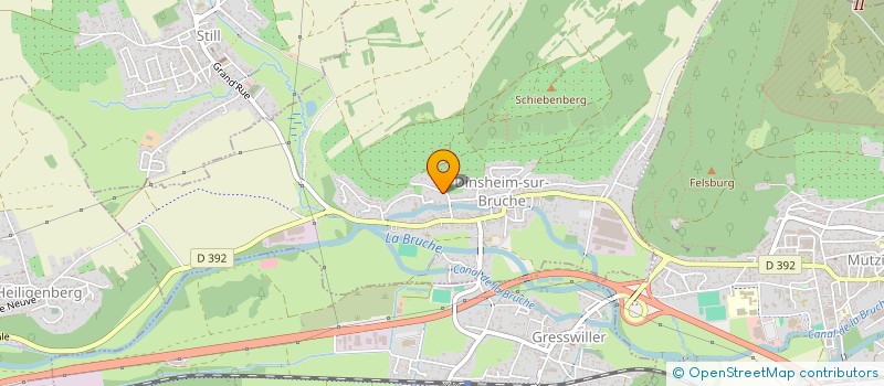 localisation de l'entreprise SCI GAF IMMO  DINSHEIM-SUR-BRUCHE