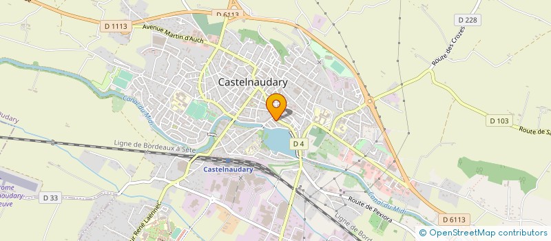 localisation de l'entreprise SCI GAFA à CASTELNAUDARY