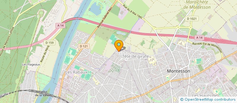 localisation de l'entreprise SCI GAFAMO  CHATOU