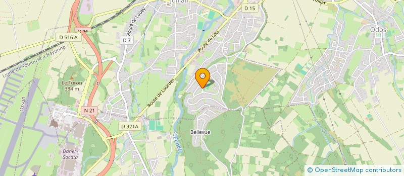 localisation de l'entreprise SCI GAFATOU  JUILLAN