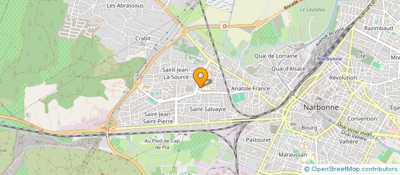 localisation de l'entreprise SCI GAFC à NARBONNE