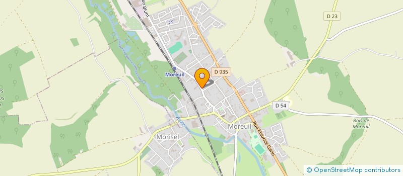 localisation de l'entreprise SCI GAFFET à MOREUIL