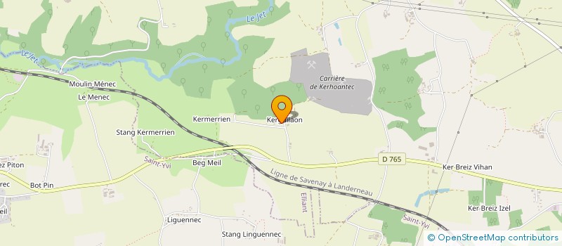 localisation de l'entreprise SCI GAFFLO  ELLIANT