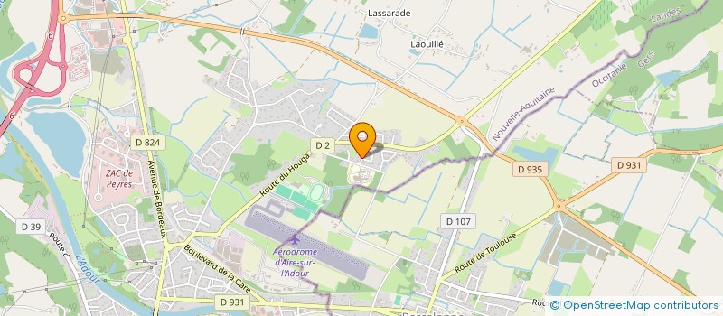 localisation de l'entreprise SCI GAFI  AIRE-SUR-L'ADOUR