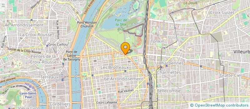 localisation de l'entreprise SCI GAFIC  LYON