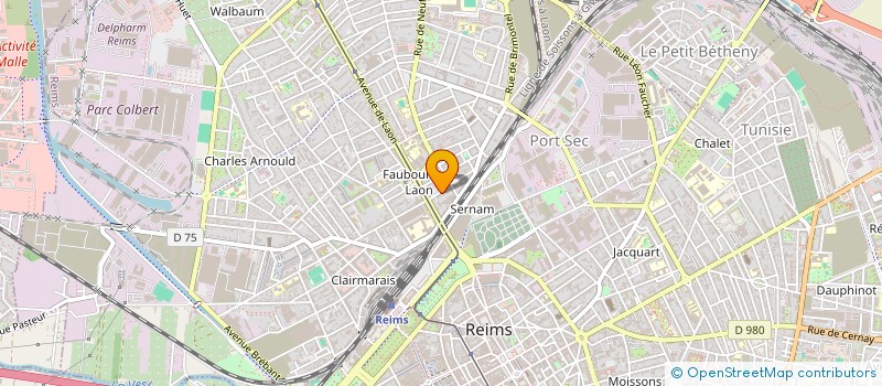 localisation de l'entreprise SCI GAFSOU  REIMS