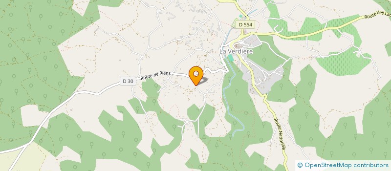 localisation de l'entreprise SCI GAG à LA VERDIERE