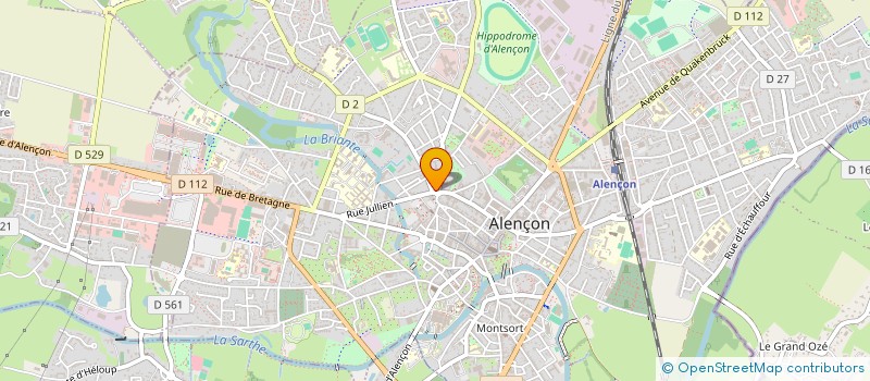 localisation de l'entreprise SCI GAG IMMOBILIER à ALENCON