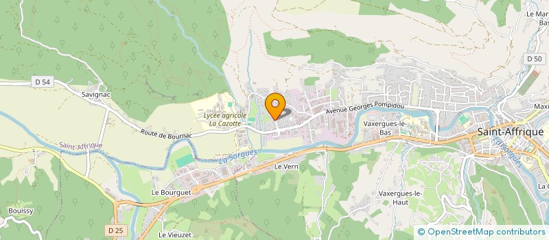 localisation de l'entreprise SCI GAGA IMMO  SAINT-AFFRIQUE