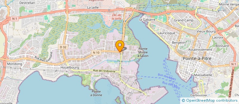 localisation de l'entreprise SCI GAGANE PAP à BAIE-MAHAULT
