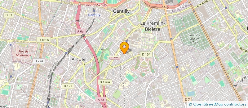 localisation de l'entreprise SCI GAGLIANO à LE KREMLIN-BICETRE