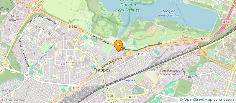 localisation de l'entreprise SCI GAGLIONE - BOMBA  TRAPPES