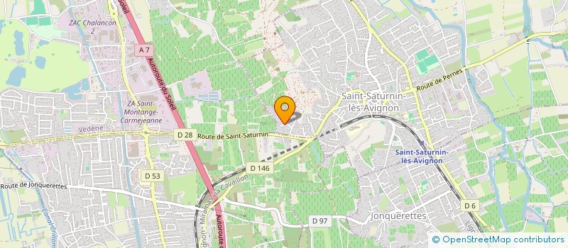 localisation de l'entreprise SCI GAGNEPAIN  SAINT-SATURNIN-LES-AVIGNON