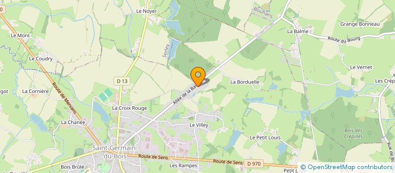localisation de l'entreprise SCI GAGNEUR à SAINT-GERMAIN-DU-BOIS