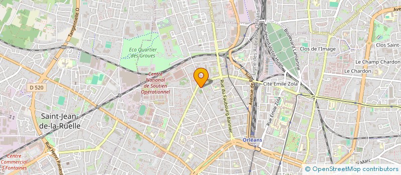 localisation de l'entreprise SCI GAGS à ORLEANS