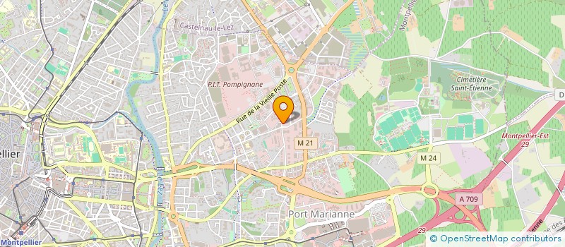 localisation de l'entreprise SCI GAGUILA à MONTPELLIER