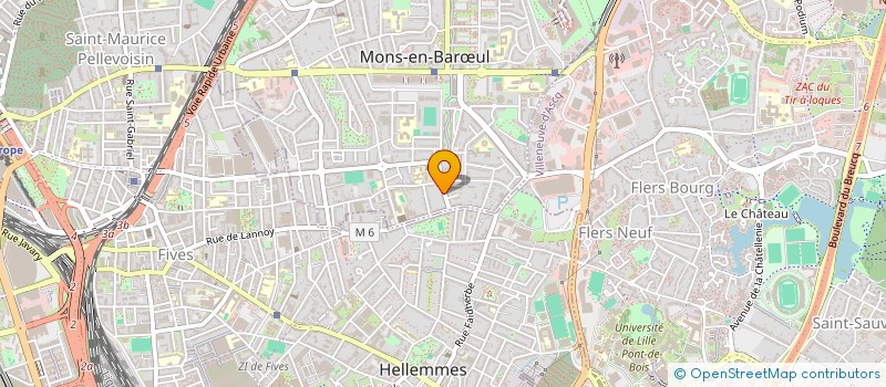 localisation de l'entreprise SCI GAHM  MONS-EN-BARUL