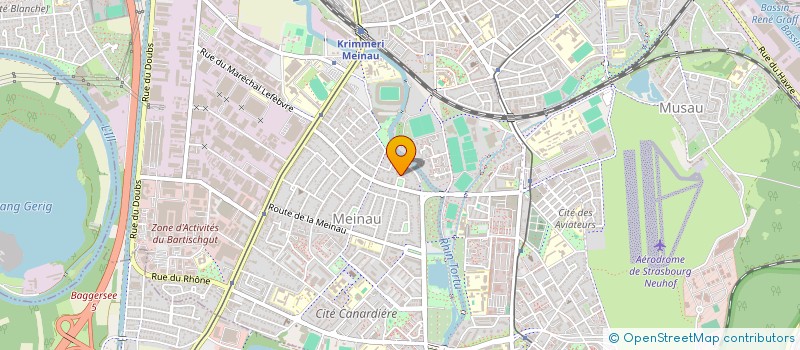 localisation de l'entreprise SCI GAHS 2 à STRASBOURG