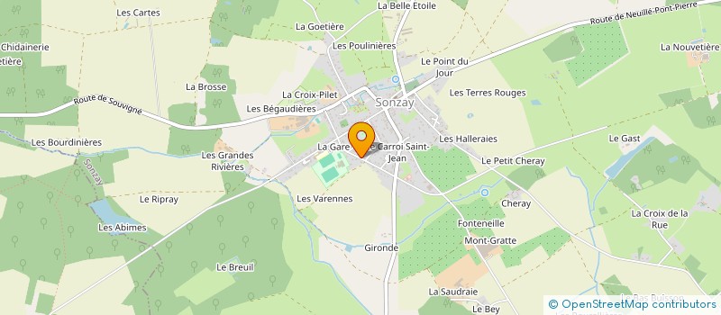 localisation de l'entreprise SCI GAI  SONZAY